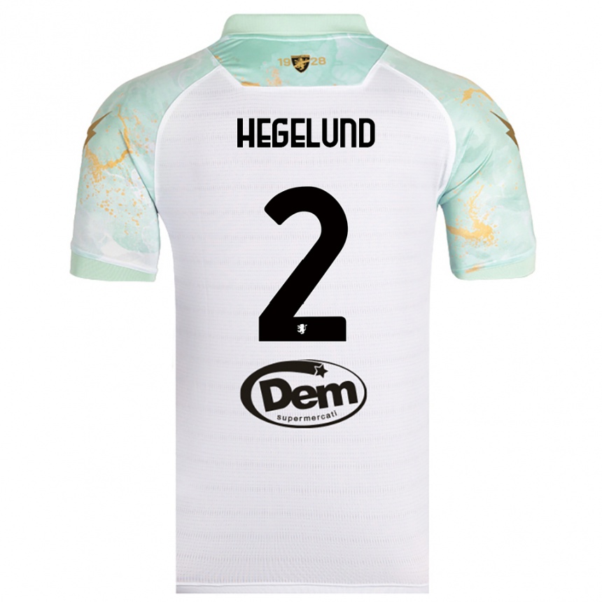 נשים כדורגל ויקטור לאורסן הגלונד #2 לבן שחור הרחק ג'רזי 2025/26