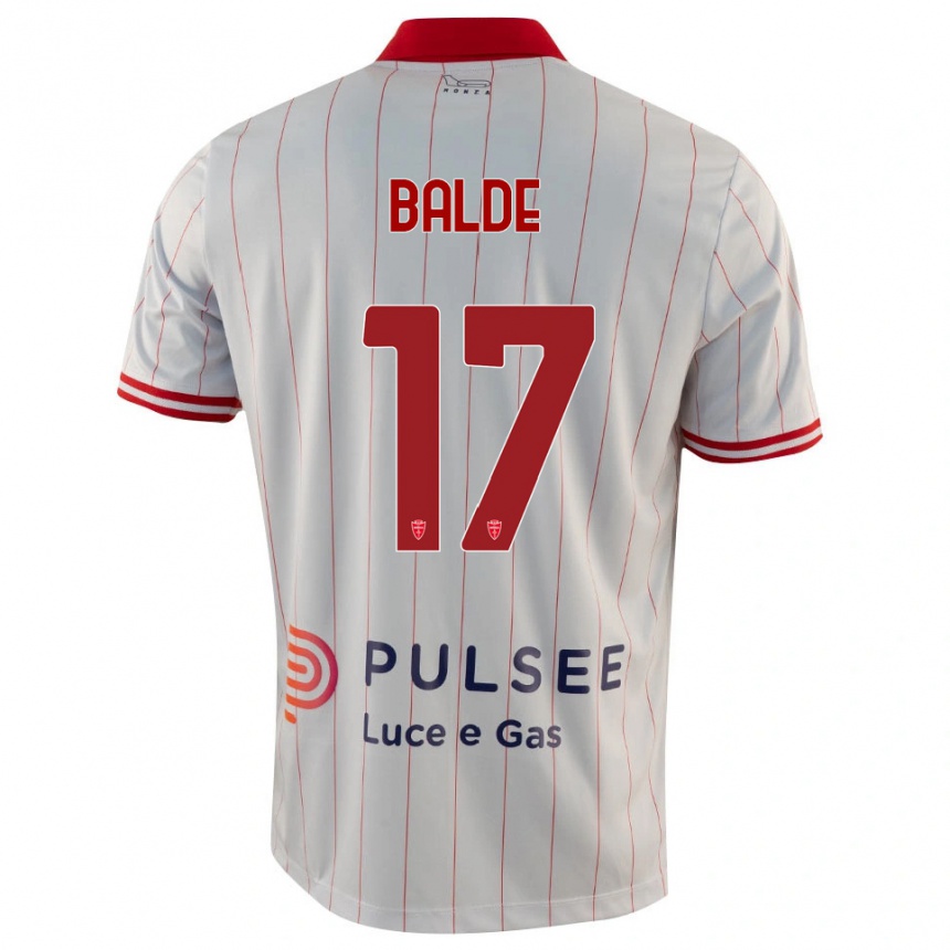 נשים כדורגל קייטה באלדה #17 לבן אדום כחול הרחק ג'רזי 2025/26