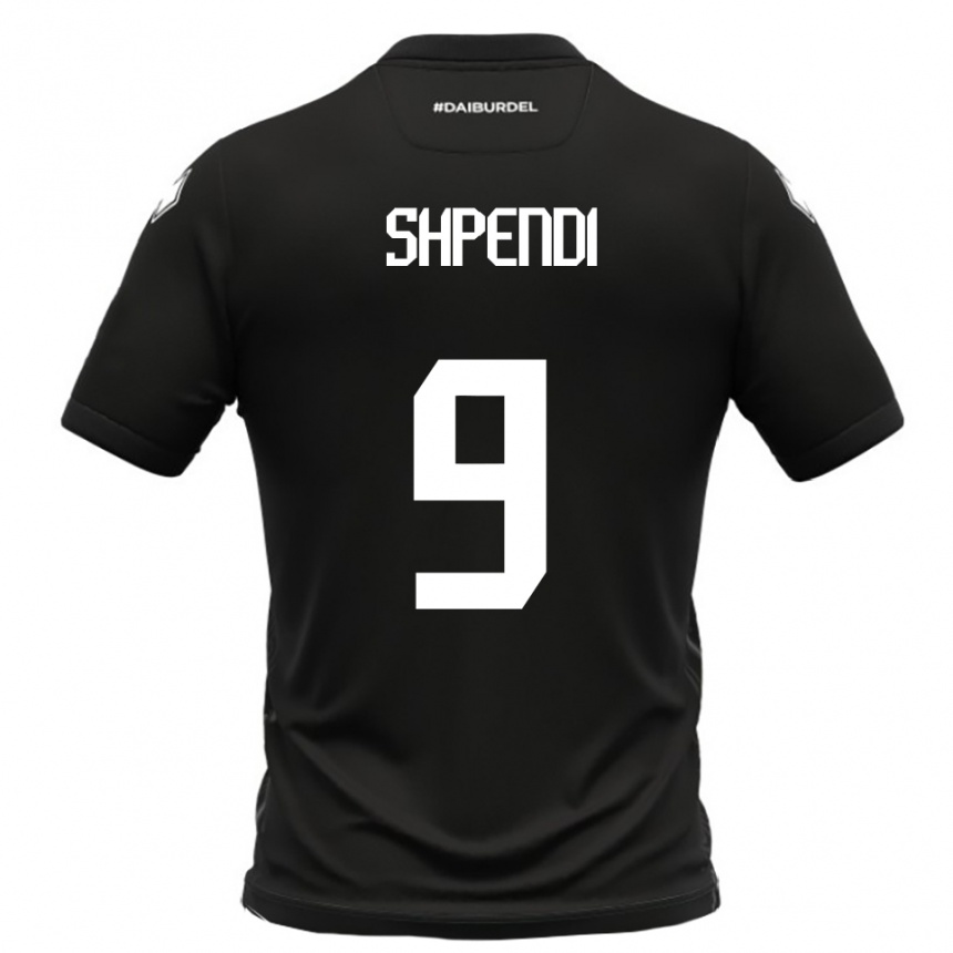 נשים כדורגל כריסטיאן או'לפנדי #9 שחור לבן הרחק ג'רזי 2025/26