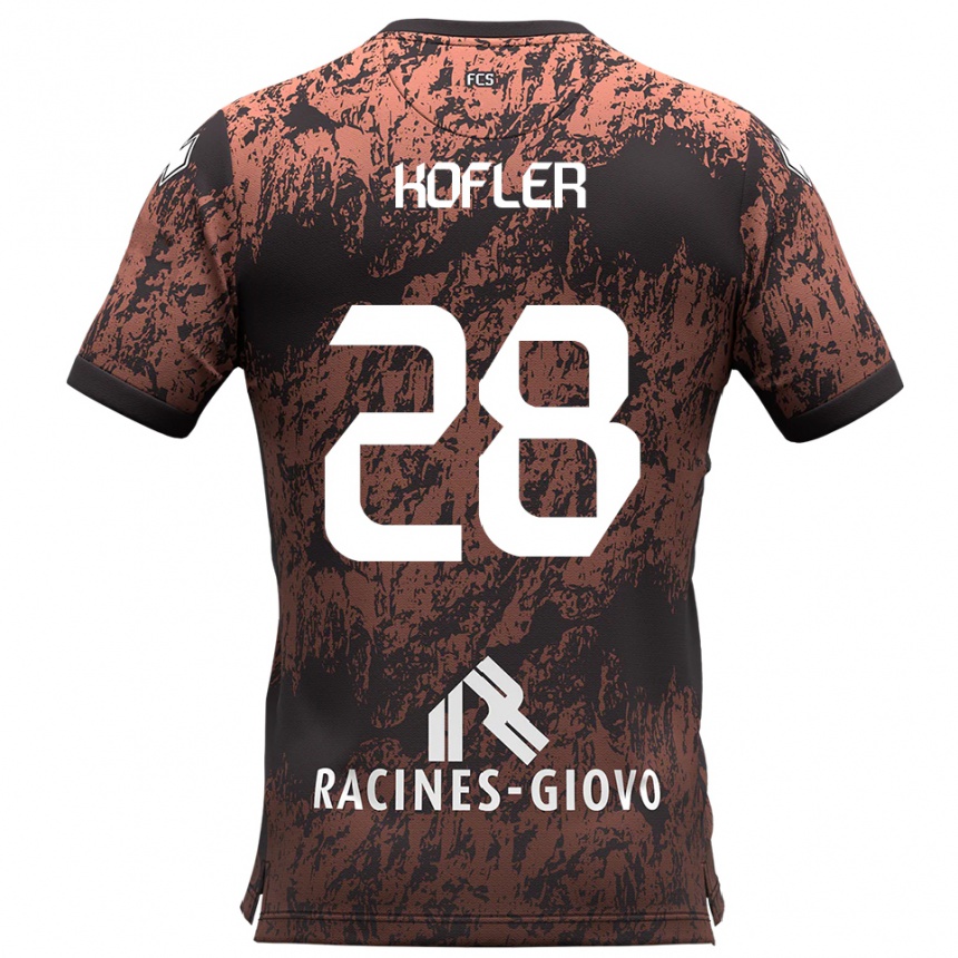 נשים כדורגל רפאל קופלר #28 חום שחור הרחק ג'רזי 2025/26