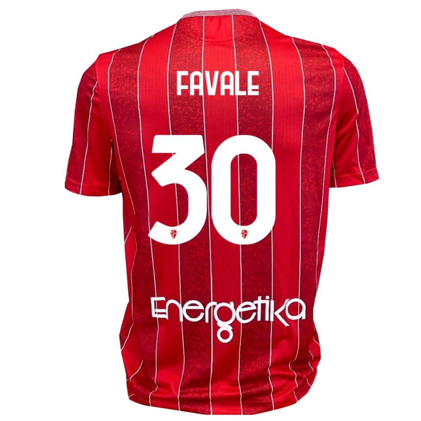 נשים כדורגל ג'וליו פבאלה #30 אדום לבן הרחק ג'רזי 2025/26