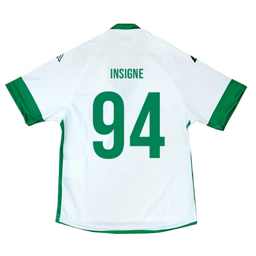 נשים כדורגל רוברטו אינסינייה #94 לבן ירוק כחול הרחק ג'רזי 2025/26