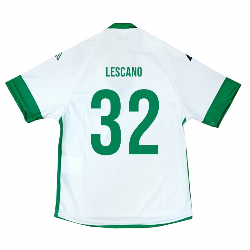נשים כדורגל פקונדו לסקאנו #32 לבן ירוק כחול הרחק ג'רזי 2025/26