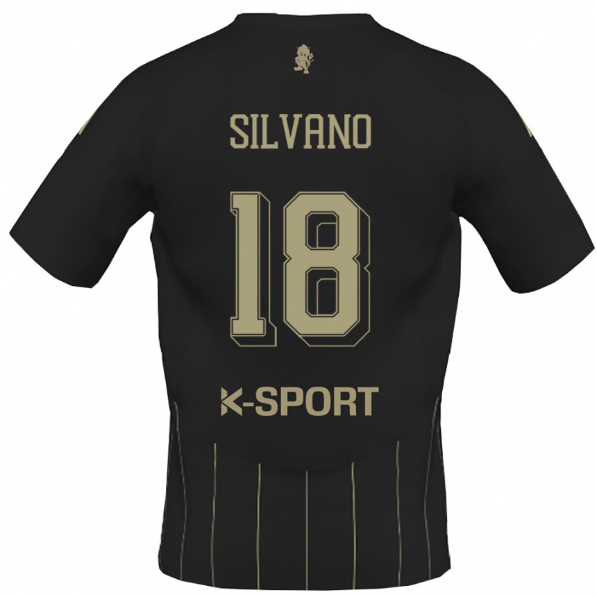 נשים כדורגל Matteo Silvano #18 אפור לבן הרחק ג'רזי 2025/26