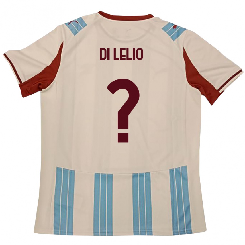 נשים כדורגל Giovanni Di Lelio #0 תכלת לבן הרחק ג'רזי 2025/26