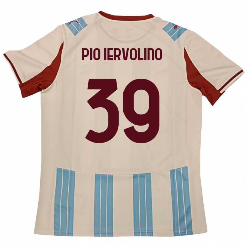 נשים כדורגל אנטוניו פיוס ארבולינו #39 תכלת לבן הרחק ג'רזי 2025/26