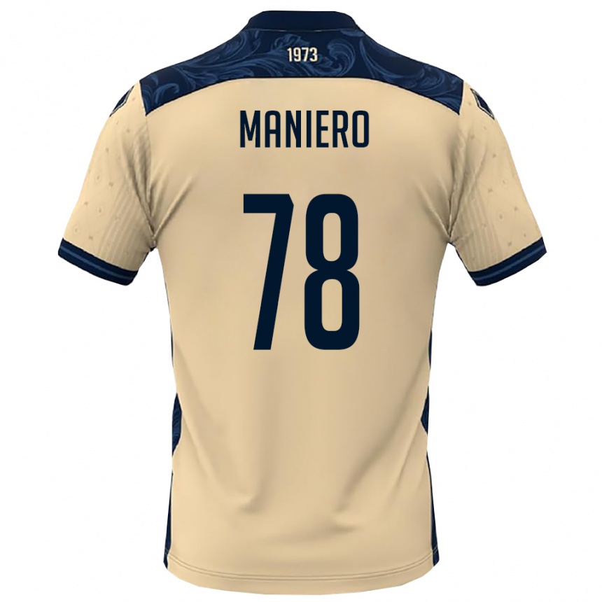 נשים כדורגל לוקה מניירו #78 לבן כחול נייבי הרחק ג'רזי 2025/26