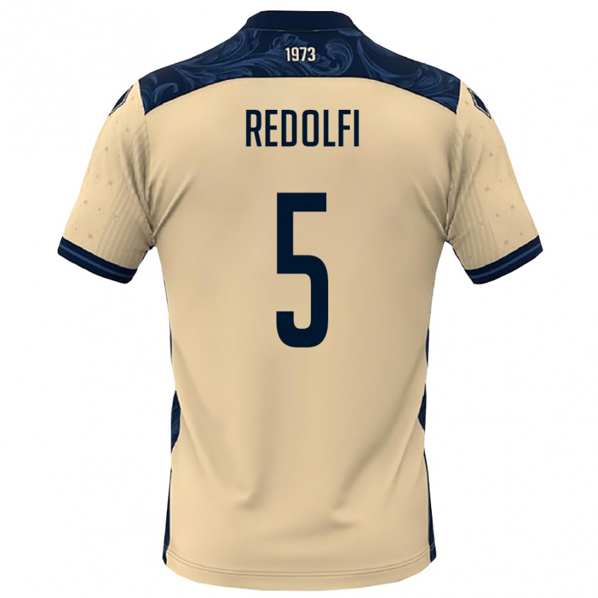 נשים כדורגל אלכס רדולפי #5 לבן כחול נייבי הרחק ג'רזי 2025/26