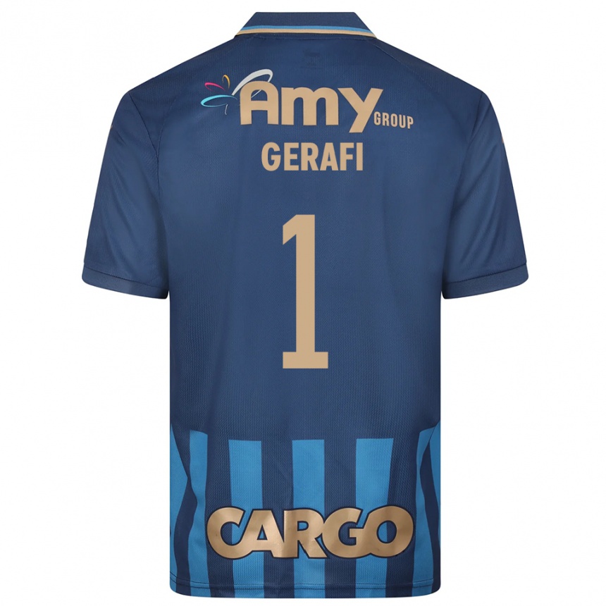 נשים כדורגל יואב ג'ראפי #1 כחול נייבי כחול הרחק ג'רזי 2025/26