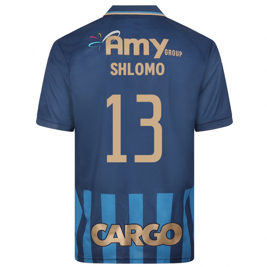 נשים כדורגל רז שלמה #13 כחול נייבי כחול הרחק ג'רזי 2025/26