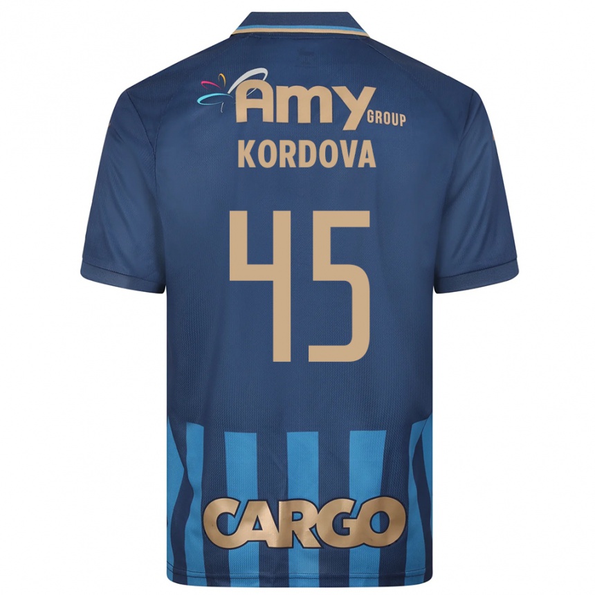 נשים כדורגל אדיר קורדובה #45 כחול נייבי כחול הרחק ג'רזי 2025/26