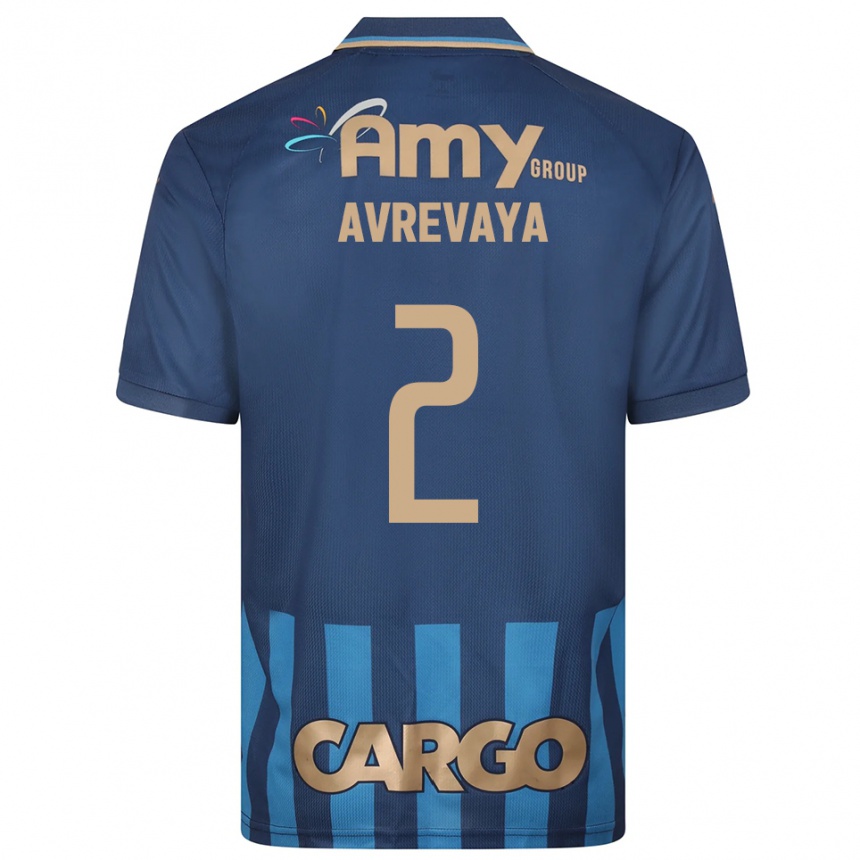 נשים כדורגל Liroy Avrevaya #2 כחול נייבי כחול הרחק ג'רזי 2025/26