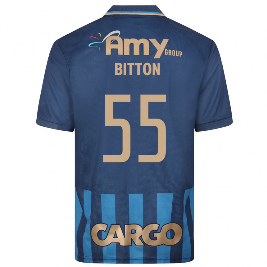 נשים כדורגל ניר ביטון #55 כחול נייבי כחול הרחק ג'רזי 2025/26