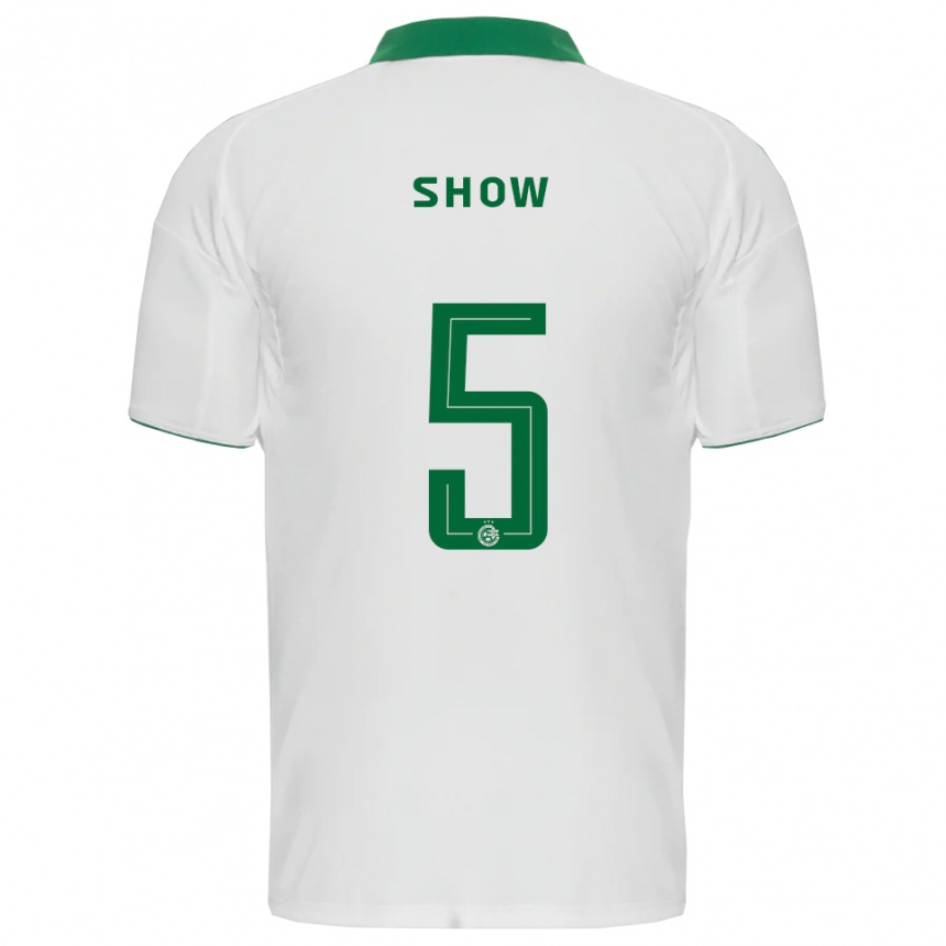 נשים כדורגל הופעה #5 לבן ירוק הרחק ג'רזי 2025/26