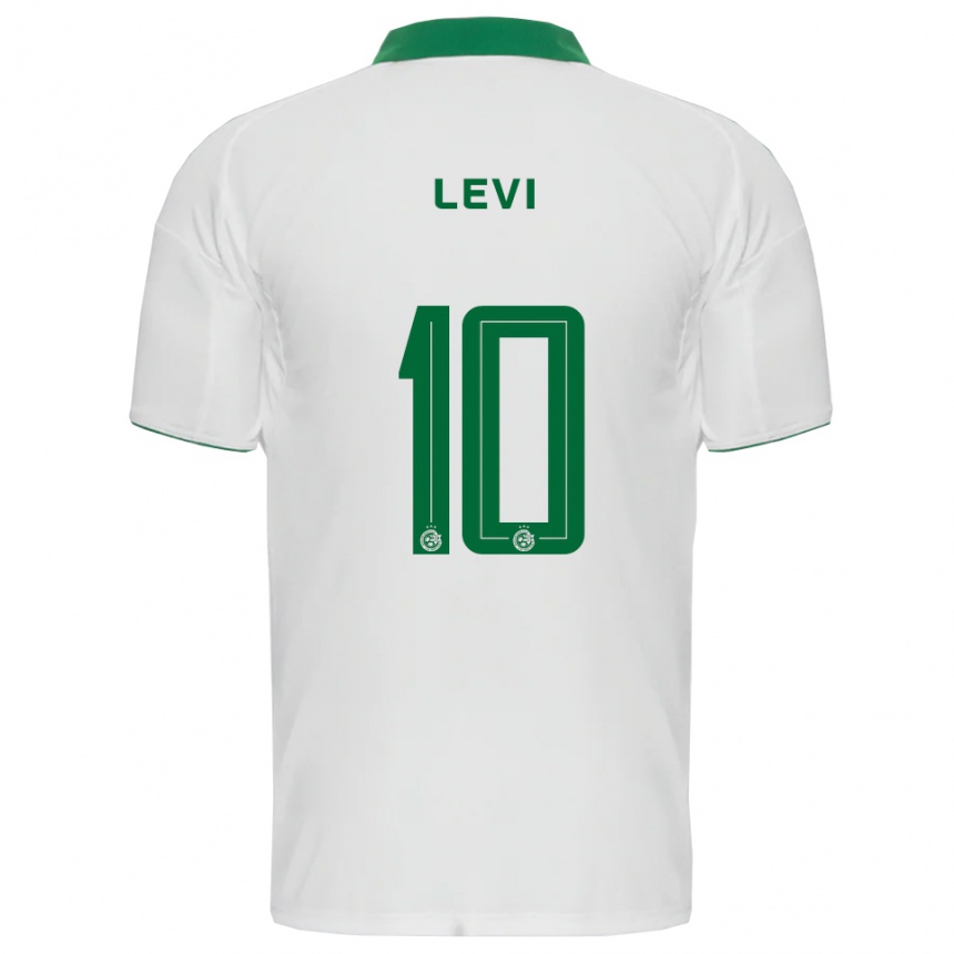 נשים כדורגל הבן של לוי #10 לבן ירוק הרחק ג'רזי 2025/26