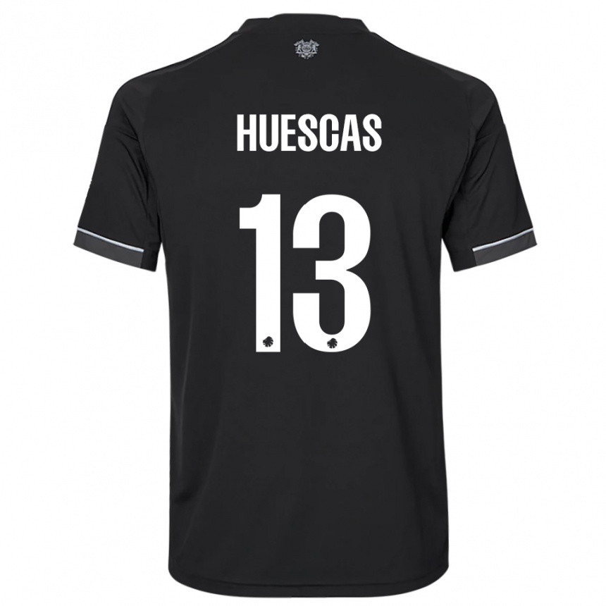 נשים כדורגל רודריגו הואסקאס #13 שחור לבן הרחק ג'רזי 2025/26