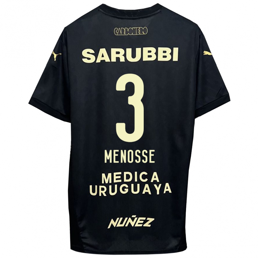 נשים כדורגל הרנן מנוסה #3 שחור זהב הרחק ג'רזי 2025/26