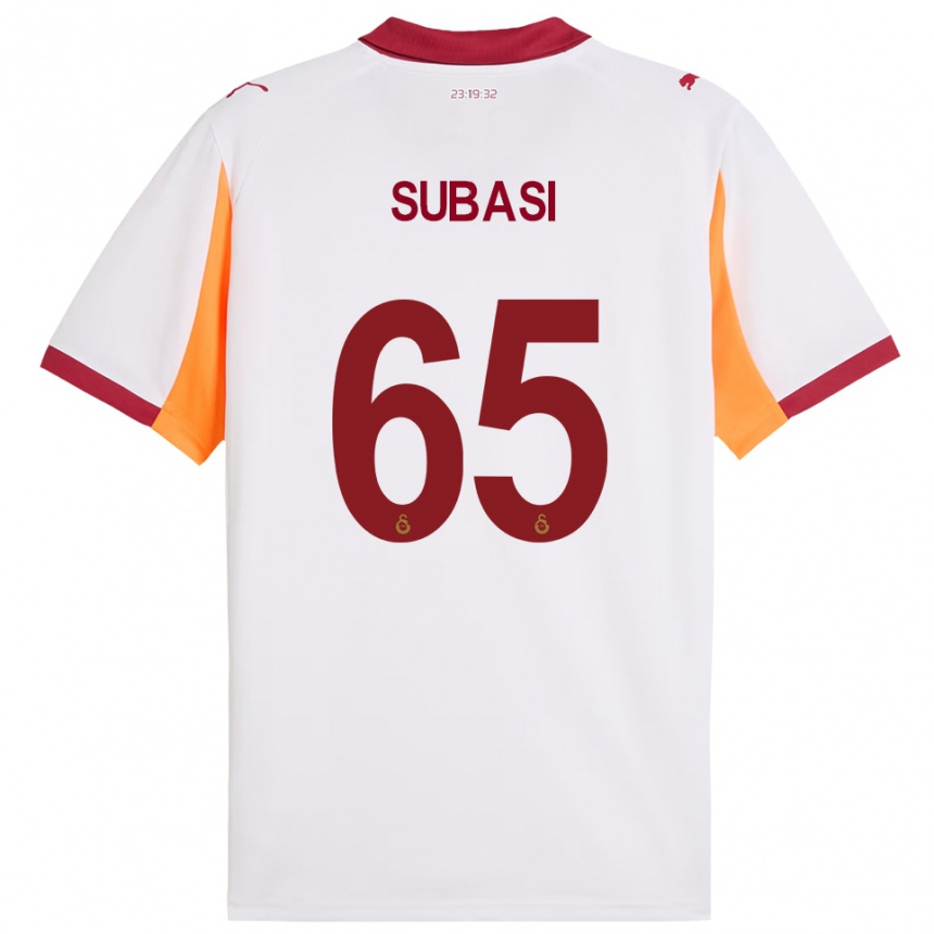 נשים כדורגל קדיר סובאשי #65 לבן אדום הרחק ג'רזי 2025/26