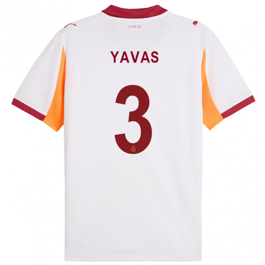 נשים כדורגל ארדה יעבס #3 לבן אדום הרחק ג'רזי 2025/26