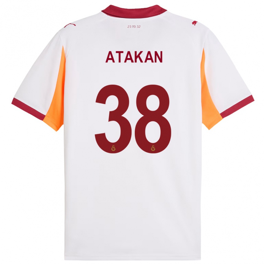 נשים כדורגל אטאקאן נורי אורדו #38 לבן אדום הרחק ג'רזי 2025/26