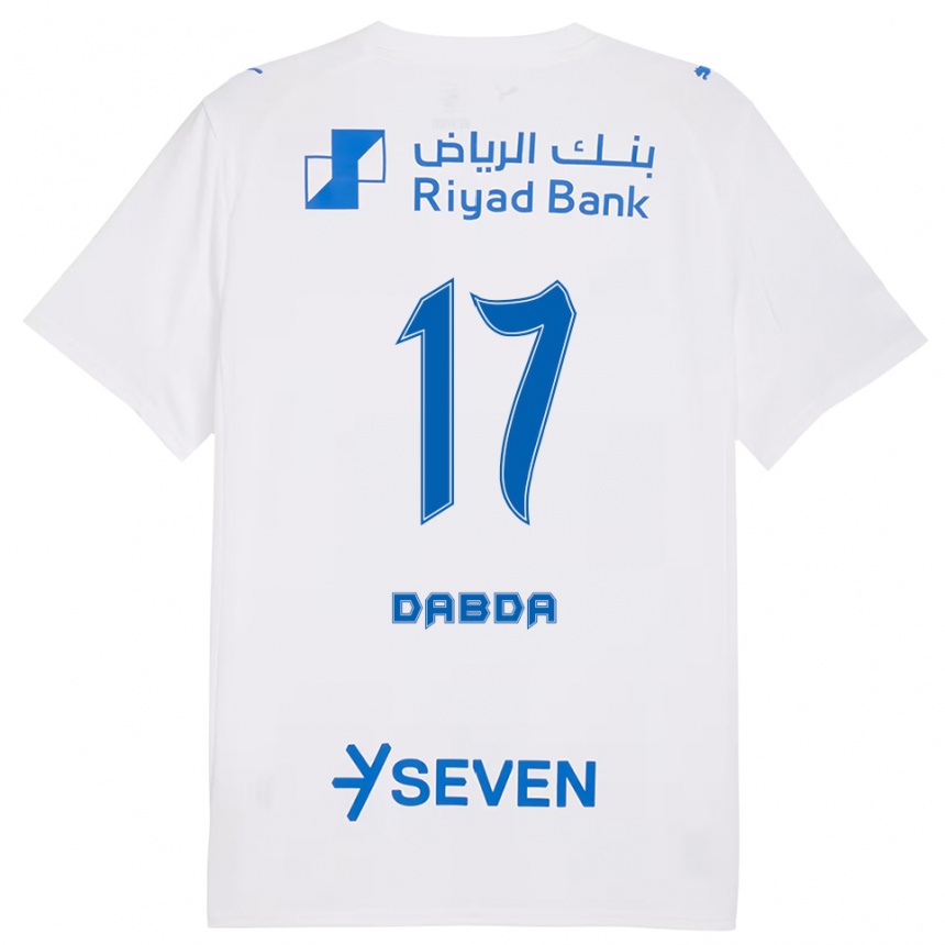 נשים כדורגל קלאודיה דבדה #17 לבן כחול הרחק ג'רזי 2025/26 נשים כדורגל קלאודיה דבדה #17 לבן כחול הרחק ג'רזי 2025/26