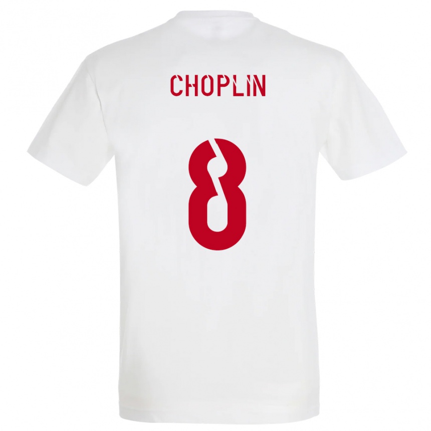 נשים כדורגל רומן קופלין #8 לבן אדום צהוב הרחק ג'רזי 2025/26