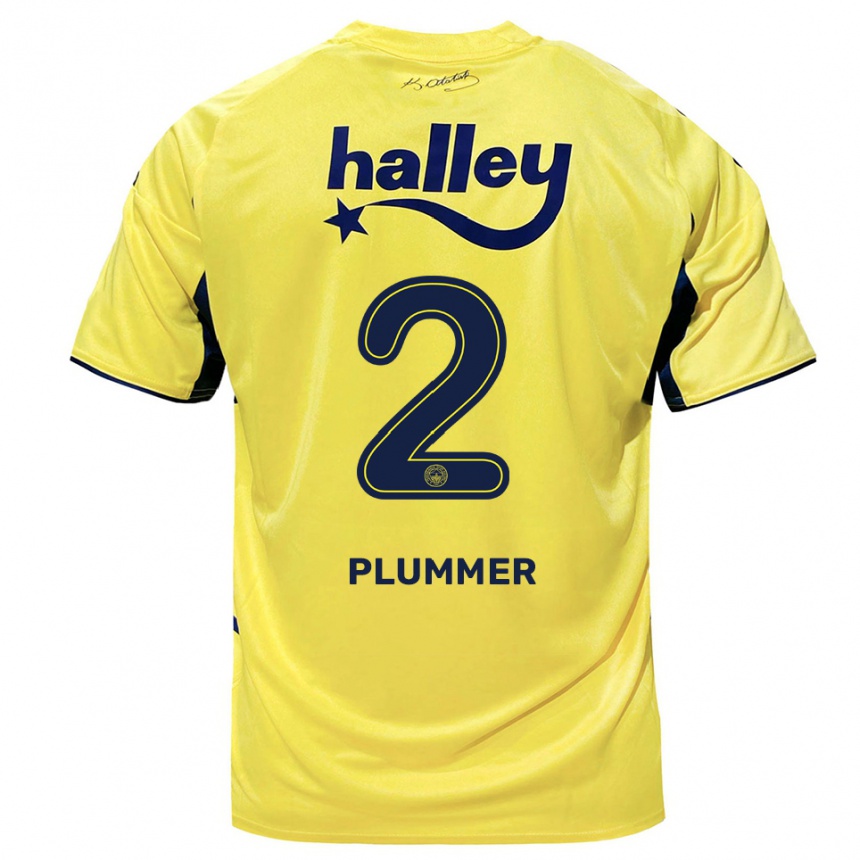 נשים כדורגל קוניה פלאמר #2 צהוב כחול נייבי הרחק ג'רזי 2025/26