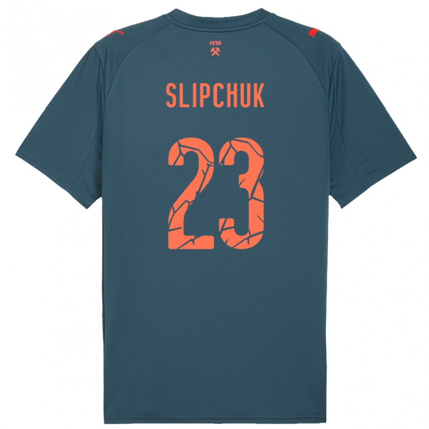 נשים כדורגל Mykhaylo Slipchuk #23 כחול נייבי אדום הרחק ג'רזי 2025/26