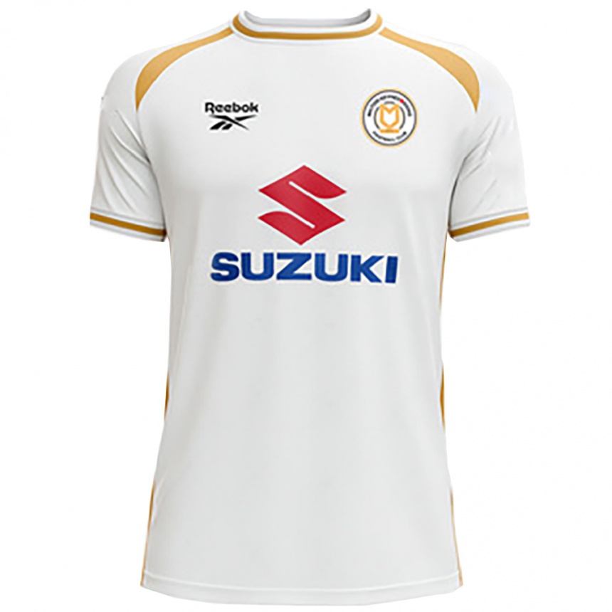 ילדים כדורגל ארון קולינס #10 לבן זהב ג'רזי ביתית 2025/26 ילדים כדורגל ארון קולינס #10 לבן זהב ג'רזי ביתית 2025/26