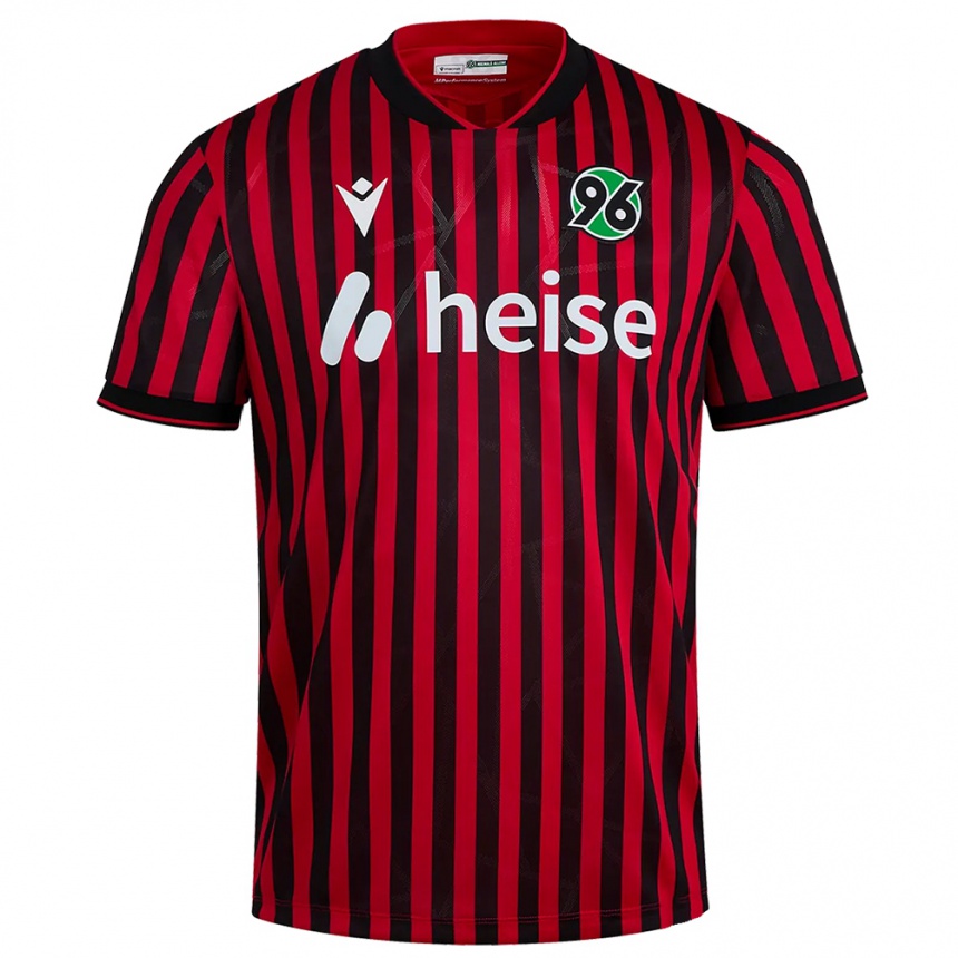 ילדים כדורגל הנדרי ארון בלנק #4 אדום שחור ג'רזי ביתית 2025/26