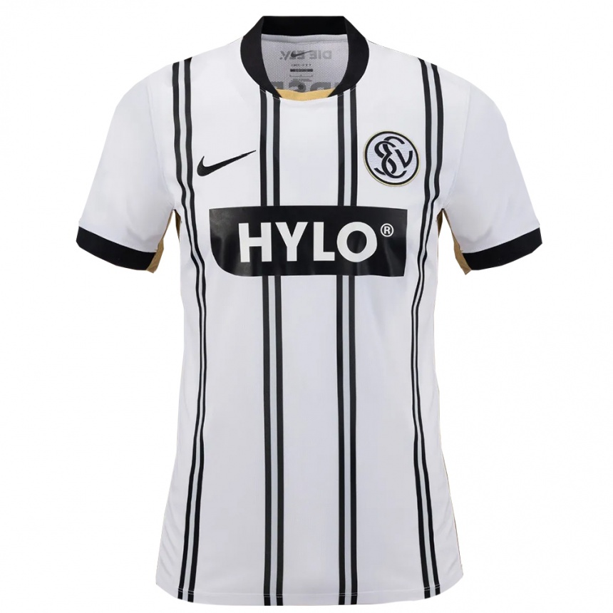 ילדים כדורגל פרנק להמן #1 לבן שחור ג'רזי ביתית 2025/26