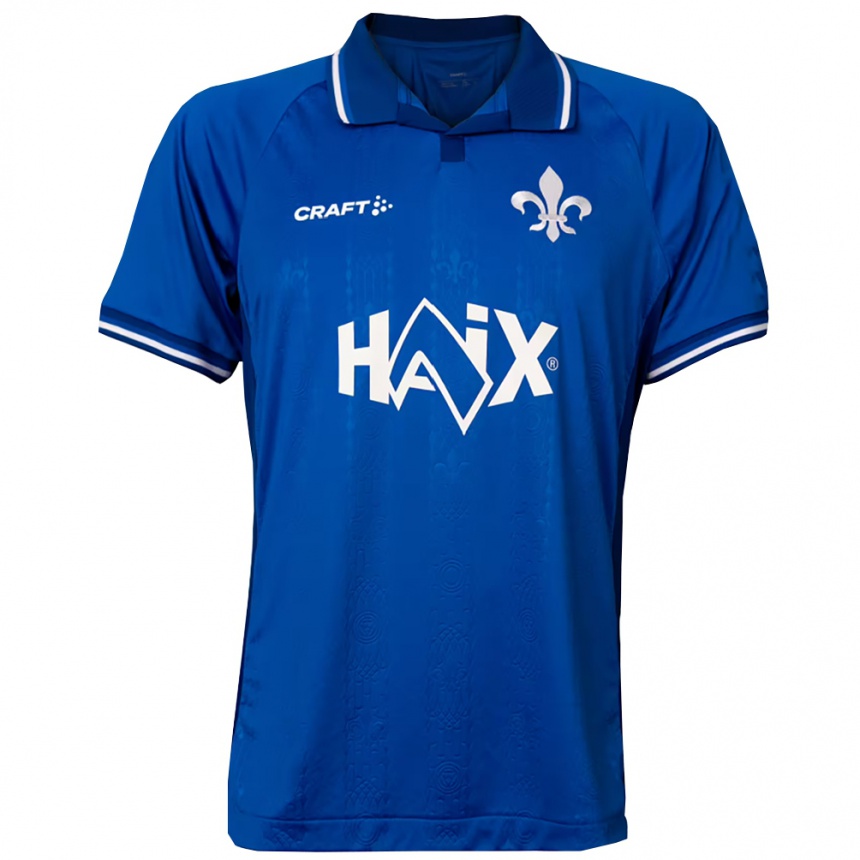 ילדים כדורגל Julian Schaubruch #15 כחול לבן ג'רזי ביתית 2025/26 ילדים כדורגל Julian Schaubruch #15 כחול לבן ג'רזי ביתית 2025/26