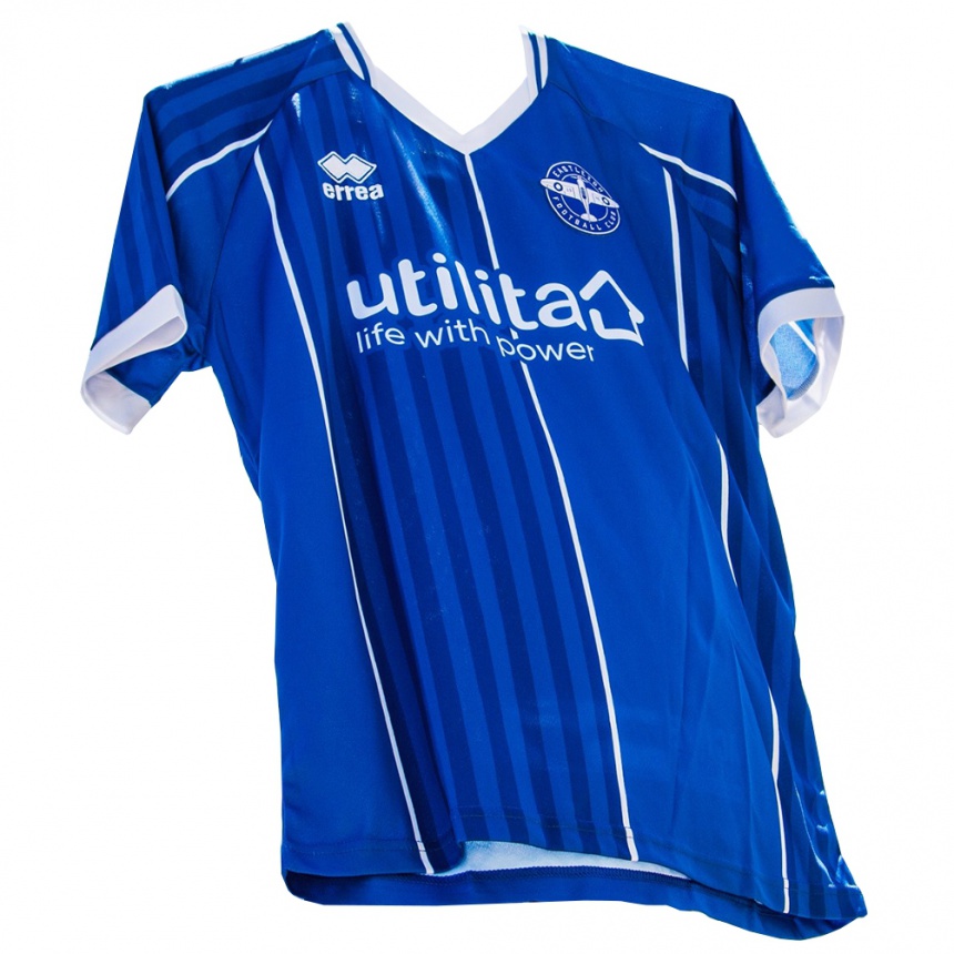 ילדים כדורגל קירון אוונס #11 כחול לבן ג'רזי ביתית 2025/26