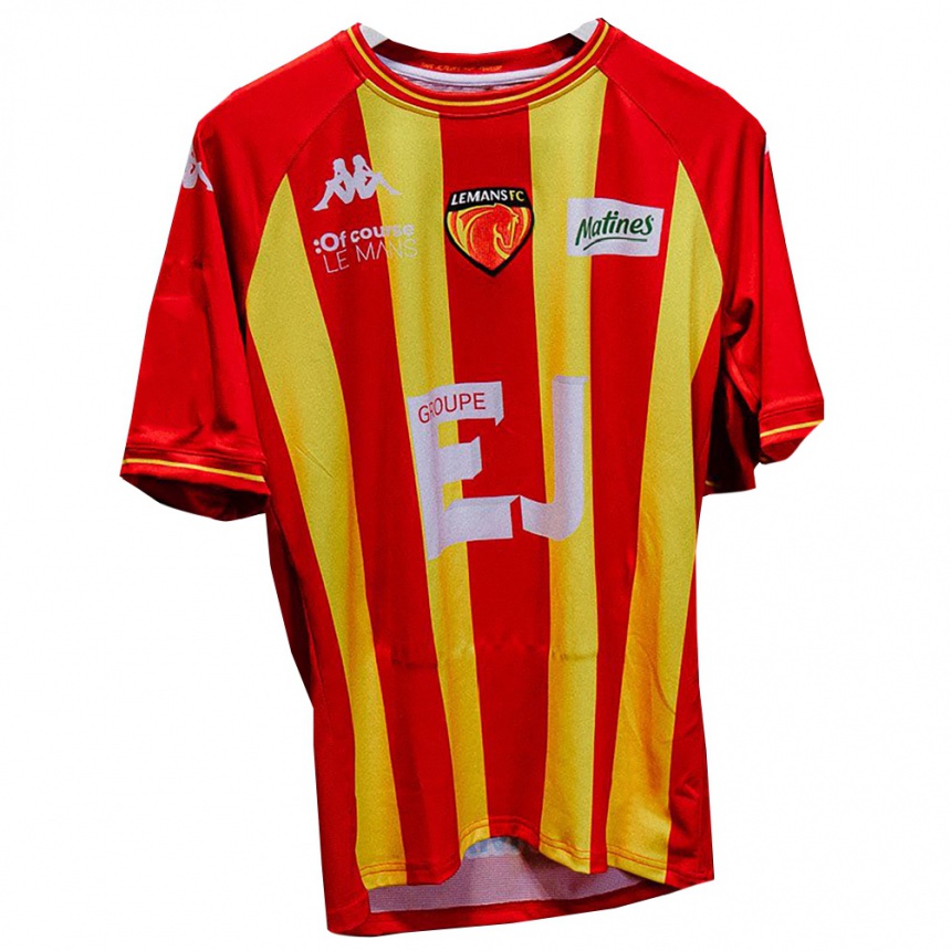 ילדים כדורגל ניקולס קוציק #98 אדום צהוב ג'רזי ביתית 2025/26