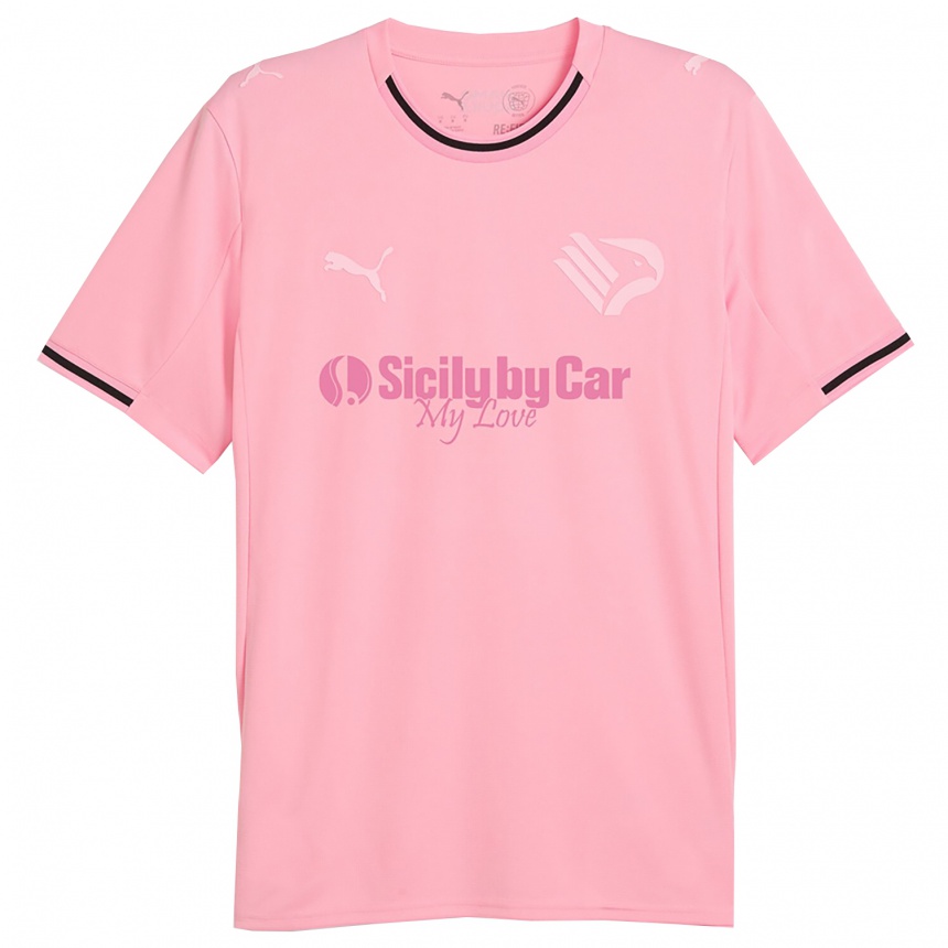 ילדים כדורגל קלאודיו גומס #6 ורוד שחור ג'רזי ביתית 2025/26