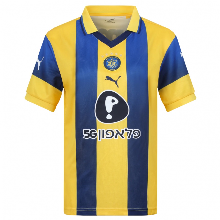 ילדים כדורגל רן יריב #0 צהוב כחול נייבי ג'רזי ביתית 2025/26 ילדים כדורגל רן יריב #0 צהוב כחול נייבי ג'רזי ביתית 2025/26