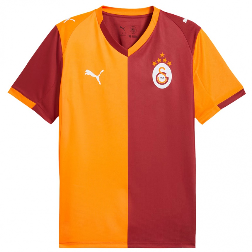 ילדים כדורגל ויקטור אוסימן #45 אדום כתום ג'רזי ביתית 2025/26