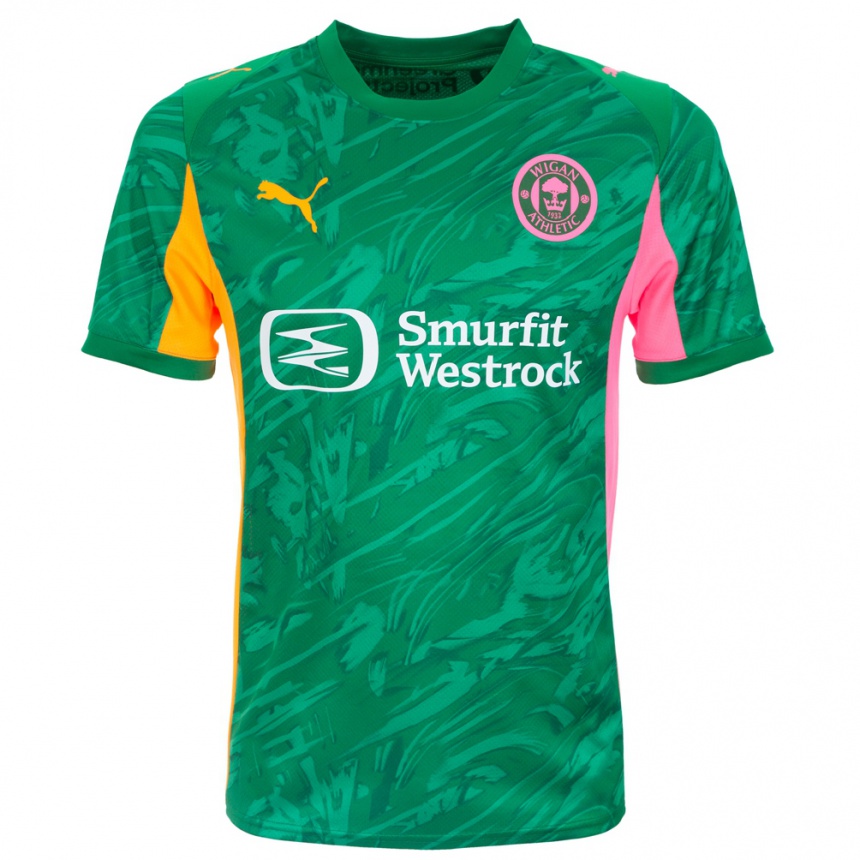 ילדים כדורגל סם טיקל #1 ירוק ורוד כתום חולצת שוער 2025/26