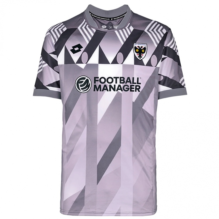 ילדים כדורגל Ethan McGarth #61 אפור בהיר חולצת שוער 2025/26