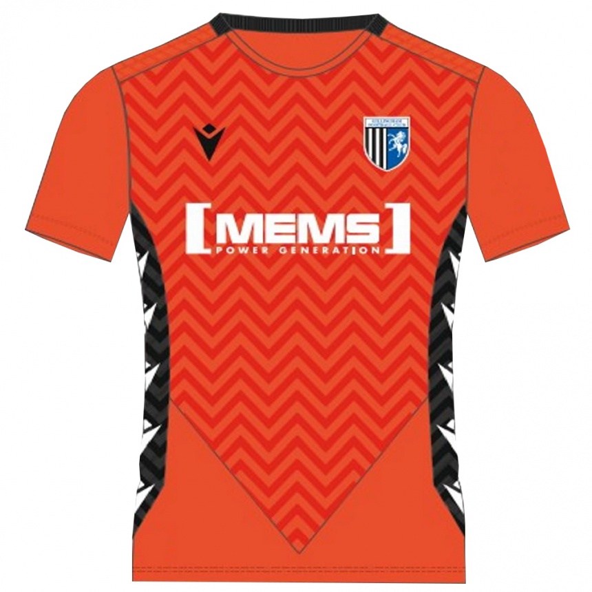 ילדים כדורגל גלן מוריס #1 שחור כתום חולצת שוער 2025/26