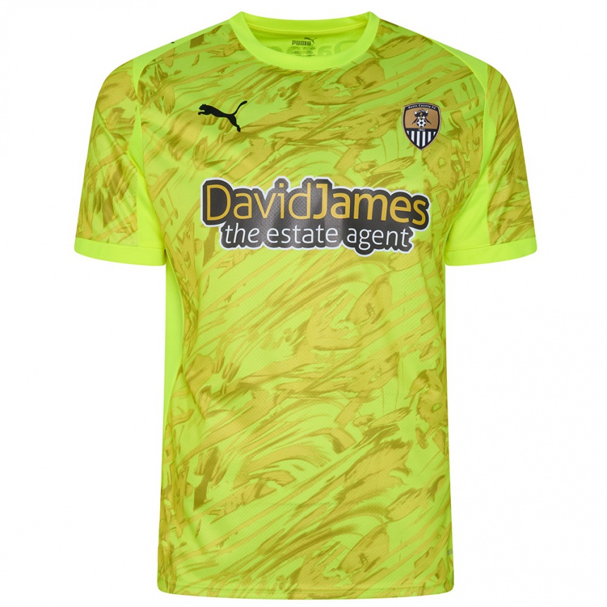 ילדים כדורגל הארי גריפית'ס #21 ירוק פלורסנט חולצת שוער 2025/26