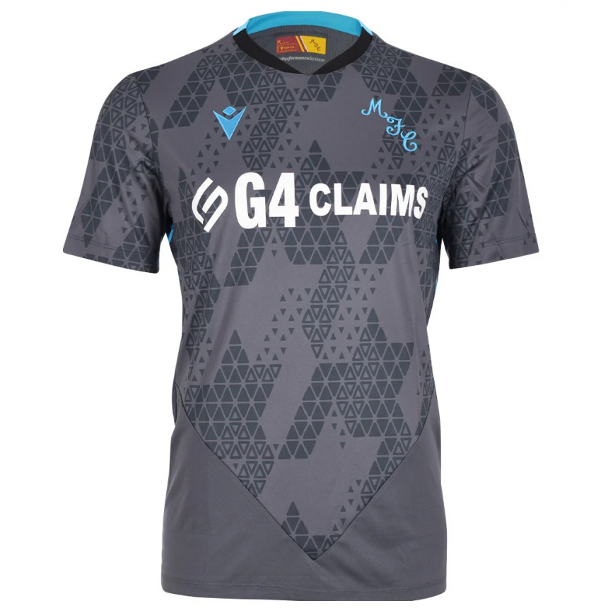 ילדים כדורגל Jack McConnell #41 לבן אפור חולצת שוער 2025/26