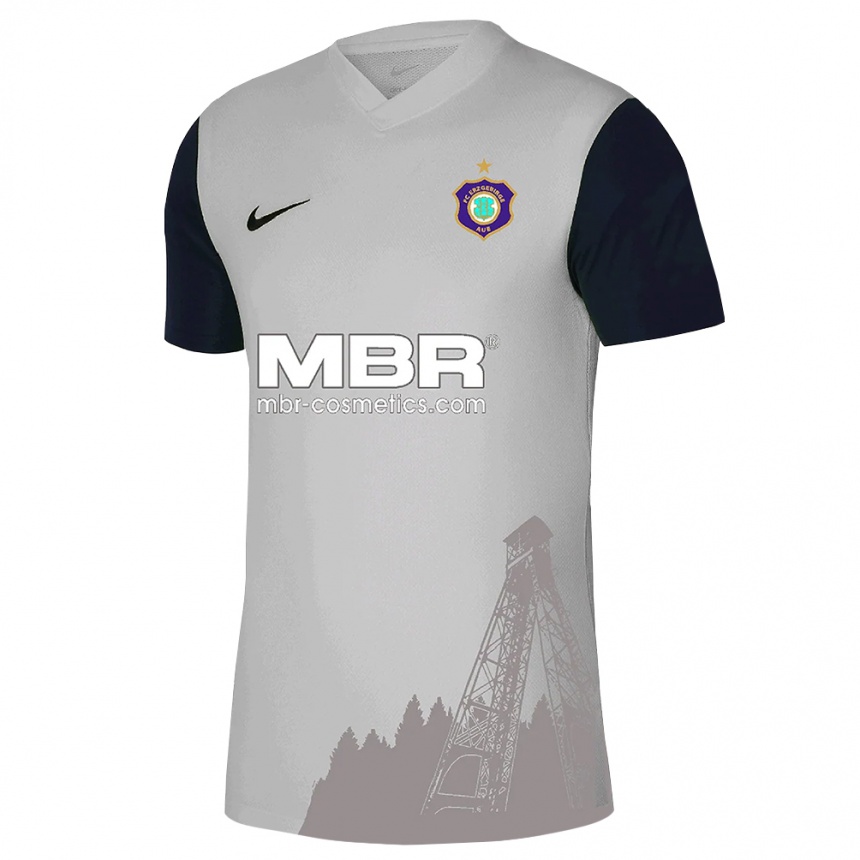 ילדים כדורגל Max Uhlig #36 אפור שחור חולצת שוער 2025/26