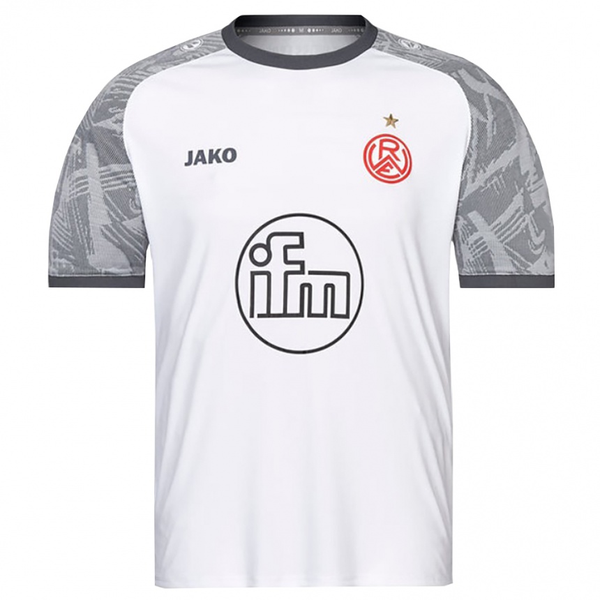 ילדים כדורגל Colin Vogel #12 אפור לבן חולצת שוער 2025/26