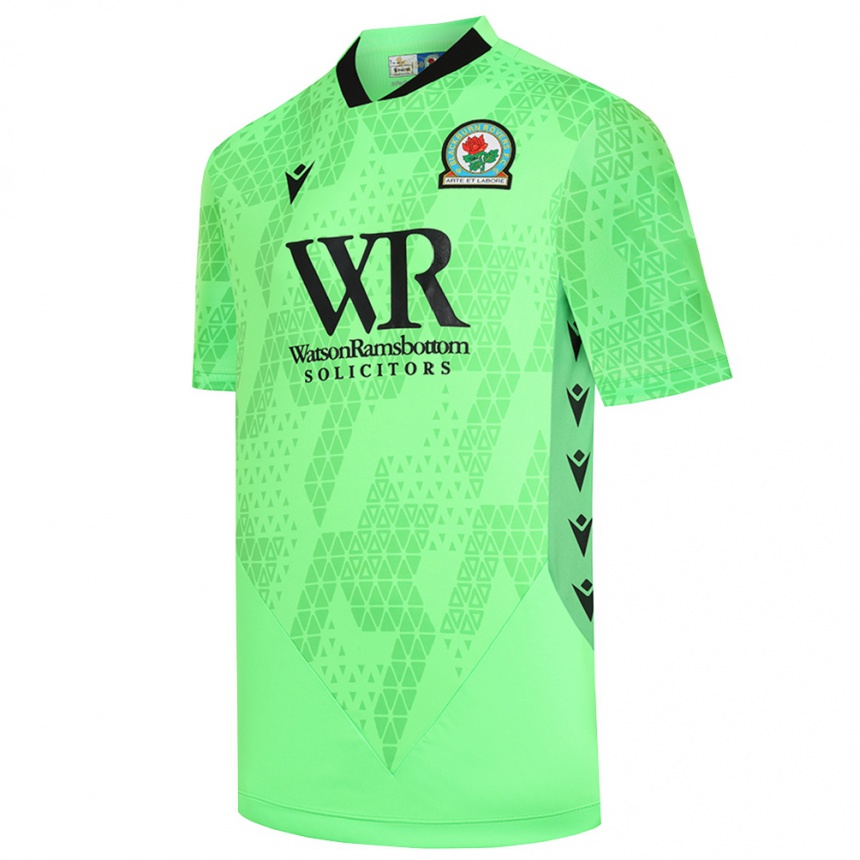 ילדים כדורגל Luke Thompson #13 ירוק ניאון חולצת שוער 2025/26