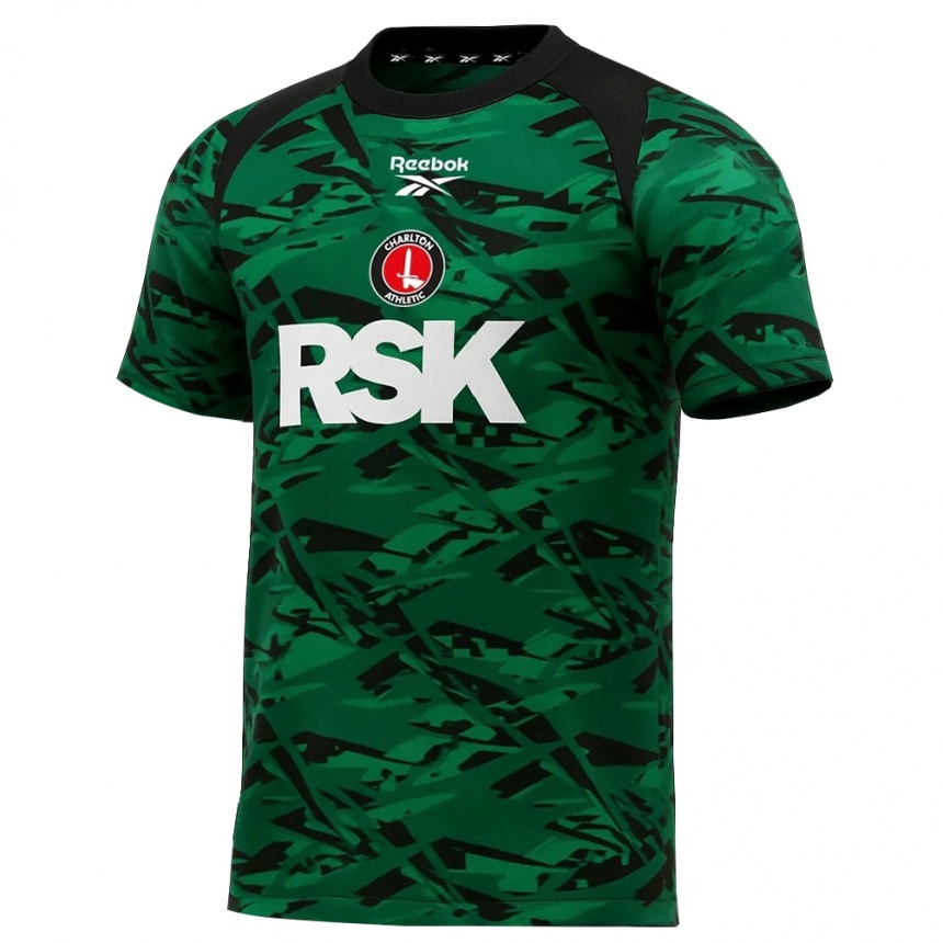 ילדים כדורגל Will Mannion #25 ירוק שחור חולצת שוער 2025/26