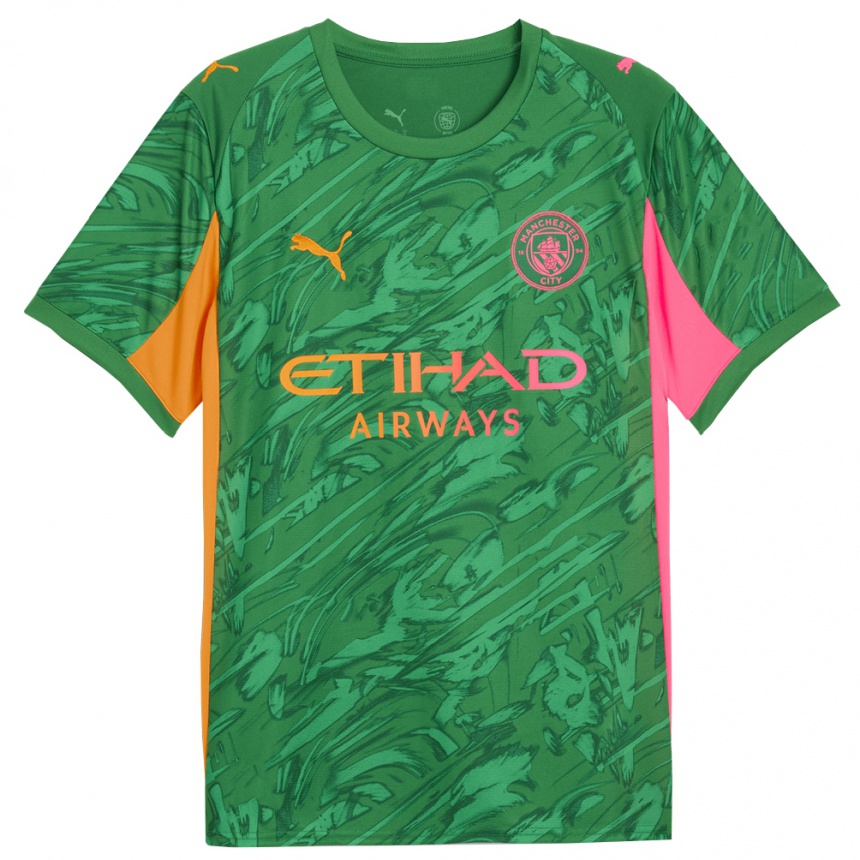 ילדים כדורגל מקס הדסון #69 ירוק כתום חולצת שוער 2025/26