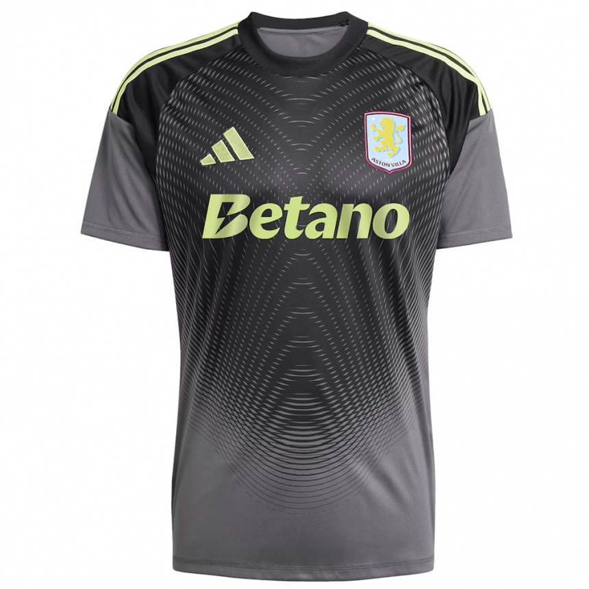 ילדים כדורגל Sophia Poor #35 אפור כהה שחור חולצת שוער 2025/26