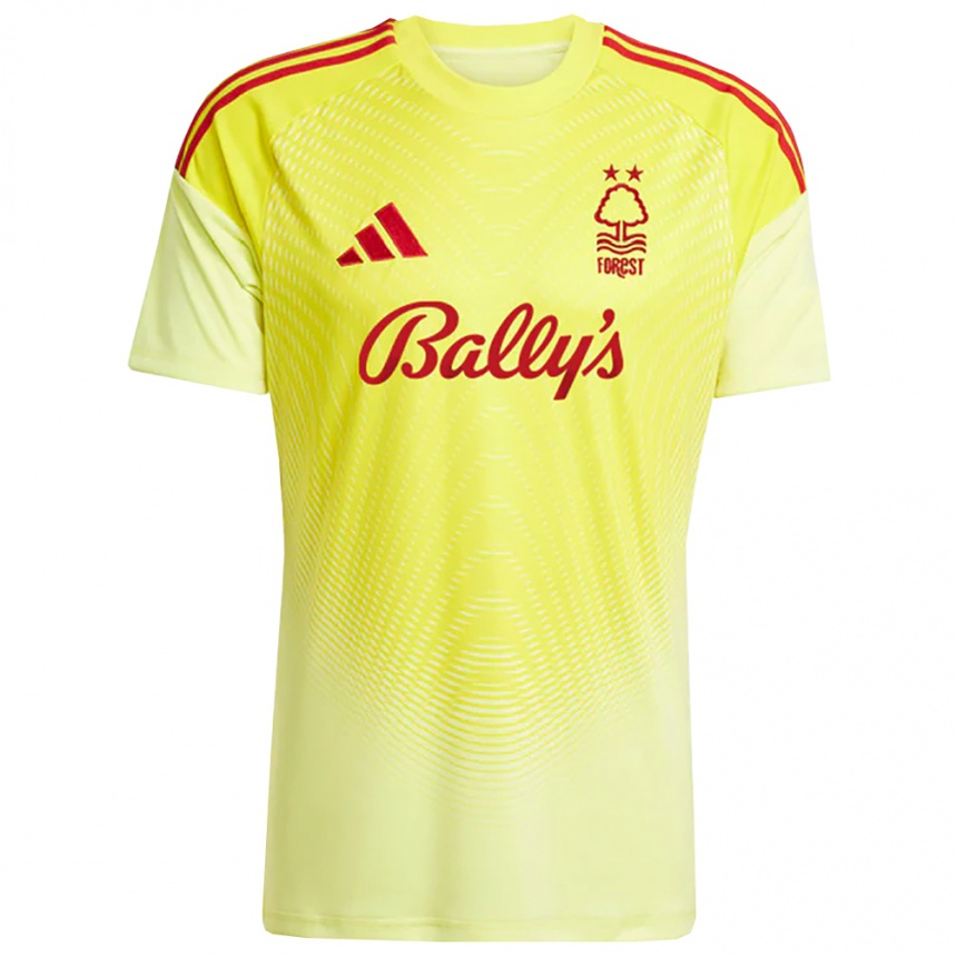 ילדים כדורגל Daniel Moore #12 צהוב בהיר כתום חולצת שוער 2025/26