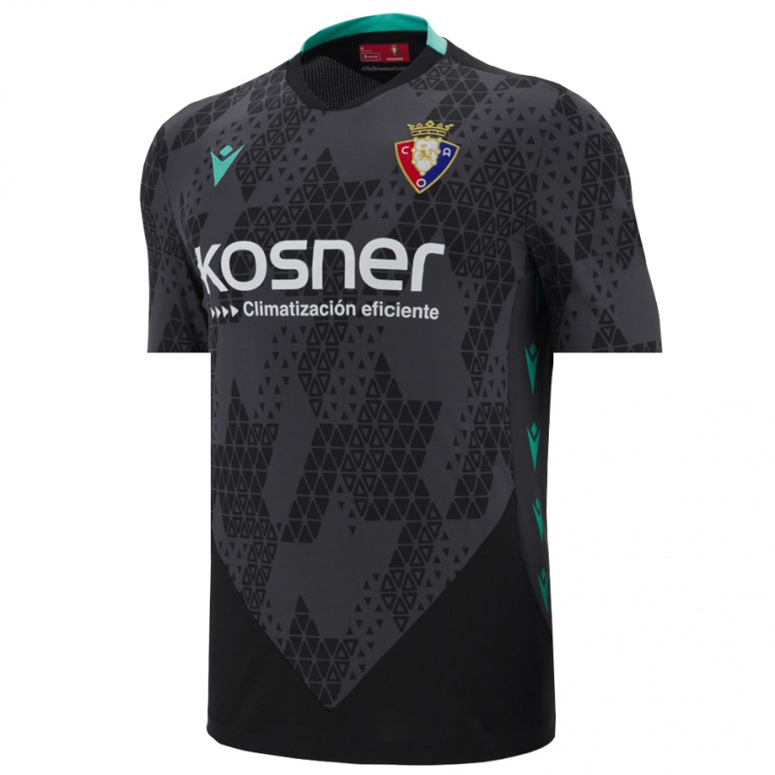 ילדים כדורגל סרחיו הררה #1 אפור כהה שחור חולצת שוער 2025/26